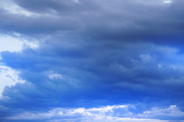 Beautiful dark blue sky background