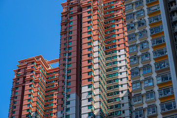 Residential buildings in Hong Kong