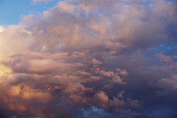Beautiful sky with cloud before sunset15
