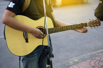 Man playing guitar