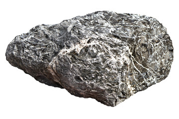 stone isolated on white background. Clipping Path