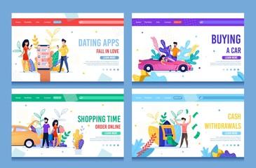 Landing Page for Online Services Making Life Easy