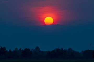 Obraz premium sunset