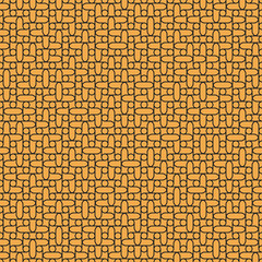 Truchet Random Pattern Generative Tile Art background illustration