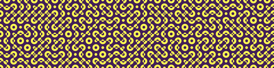 Obraz premium Truchet Random Pattern Generative Tile Art background illustration