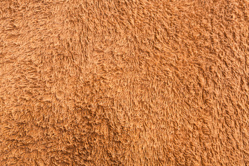 Towel brown background.