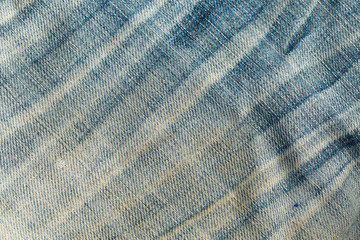 Texture of blue jeans background