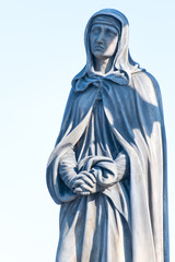 Statue on the Carlo Bridge in Prague