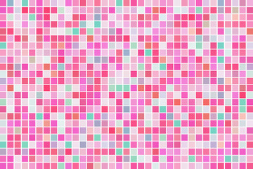colorful abstract square mosaic texture background