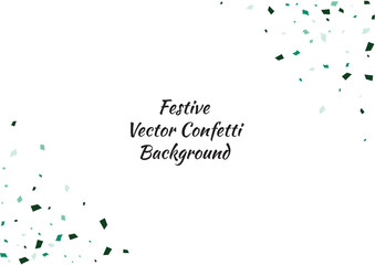 Obraz premium Festive color rectangle confetti background. Abstract frame confetti texture for holiday, postcard, poster, website, carnivals, birthday and children's parties. Cover confetti mock-up. Wedding card