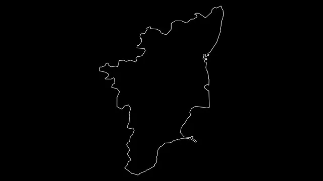 Tamil Nadu India state map outline animation Stock Video | Adobe Stock Tamil Nadu India state map outline animation Stock Video | Adobe Stock