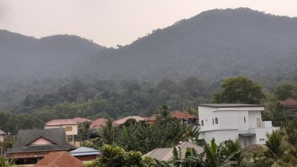 the mount of gunung lambak in kluang johor malaysia