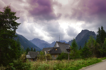 Village wooden house