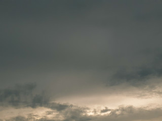 dramatic sky with clouds