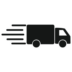 delivery truck vector icon symbol