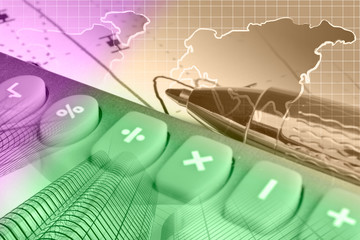 Map, graph and buildings