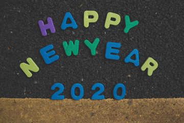 Concept for new year 2020.