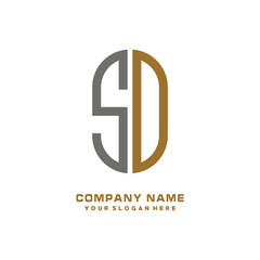 SO minimalist letters, with black and gold, white, black background logos