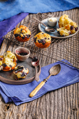 Obraz na płótnie Canvas Blueberry Muffin Snack 1