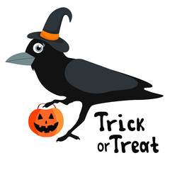 Art, Crow, bird, vector illustration