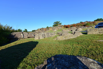 Devils Den at the Battle of Gettsyburg.