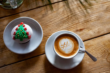 Hashtag Frohe Weihnachten Kaffee