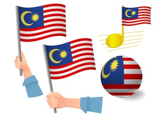 10,940 Country Flag Malaysia Wall Murals - Canvas Prints 