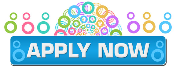 Apply Now Colorful Circular Rings Top 