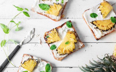 Pineapple toast