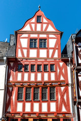 Fachwerkhaus in der historischen Altstadt von Limburg an der Lahn