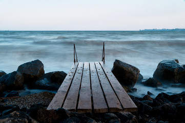 wooden pier