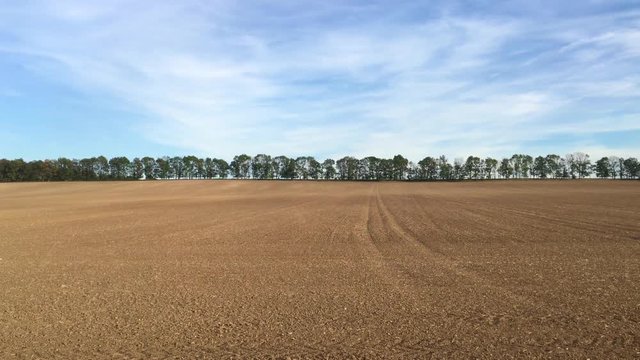 The field after harvesting in sunny day.Czech Republic