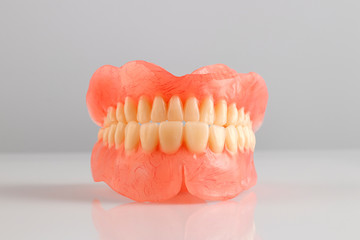 False prosthesis, jaw, teeth.