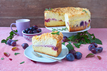 Streusel- Käsekuchen mit Mohn	