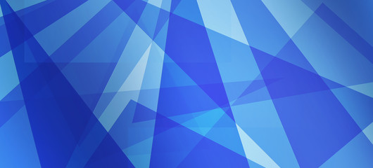 Abstract background. Intersecting lines and polygons in blue colors.