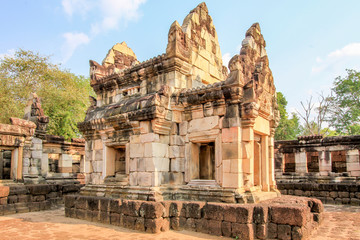 Fototapeta premium Sdok Kok Thom Temple Ancient City in Sa Kaeo Province