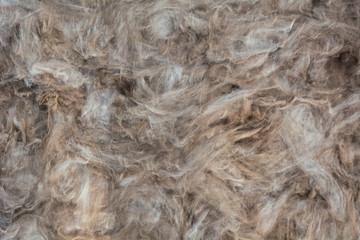 Close up on Mineral Wool Texture Background Thermal Insuation