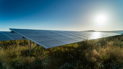 Sun sets on solar energy farm