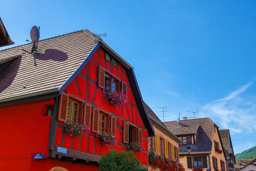 the old town of Ribeauvillé