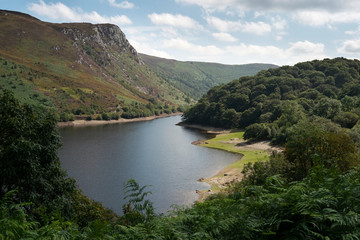 Obraz na płótnie Canvas Garreg-Ddu reservoir; Elan Valley; Rhayader; Mid-Wales;