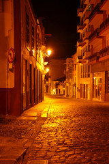 Altstadt von Santa Cruz de La Palma bei Nacht