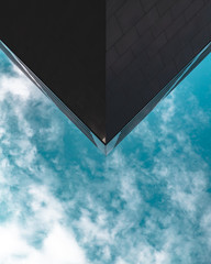 abstract background with architecture and space for text