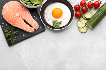 Healthy meal ingredients