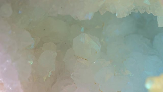 Crystal shinng with all rainbow colors