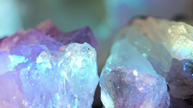 Crystal shinng with all rainbow colors