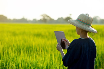 The new generation of farmers use technology to help farming to increase productivity.