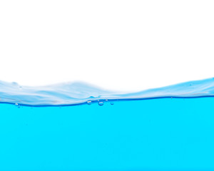 Obraz na płótnie Canvas The surface of the blue water