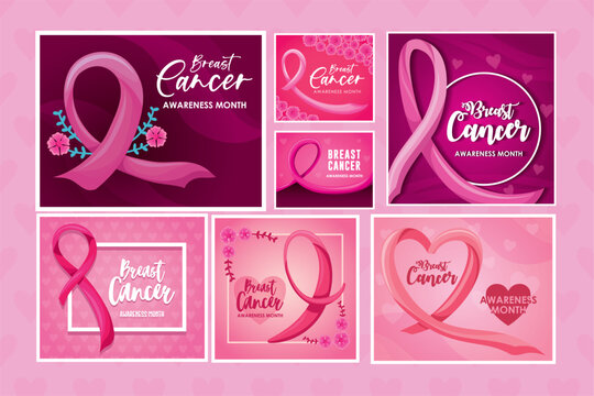 set of cards with label breast cancer