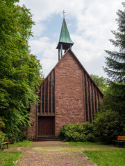 Fototapeta na wymiar St. Bernhard , also Bernharduskirche , is a Catholic church in the Baden-Baden district of Weststadt . It was 1911 to 1914 by John Schroth in the Art Nouveau built.