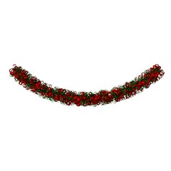 Christmas tree decoration, isolate on a white background. 3D rendering of excellent quality in high resolution